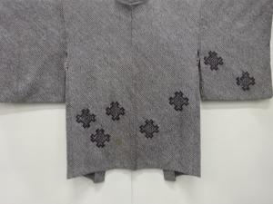 アンティーク　本総絞り　重ね菱模様絵羽織